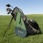 Agnew Tartan Golf Towel Sein Golfhandtuch (Gras)