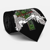 Agnew Tartan-Kreuz Krawatte (Gerollt)