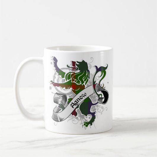 Agnew Tartan Lion Kaffeetasse (Links)