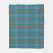Agnew Uraltes Plaid Fleecedecke (Vorderseite)