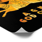 Agni Hindu Gott des Feuers Indien Poster (Ecke)