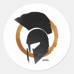 AGNI Rundaufkleber Runder Aufkleber