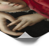 Agnolo Bronzino Eine junge Frau und ihr kleiner Ju Poster (Ecke)