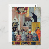 Agnolo degli Erri A Dominican Preaching Postkarte (Vorne/Hinten)