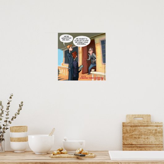 Agnostic Missionars Funny Poster (Küche)