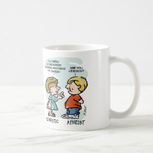 Agnostic vs Atheist - Kaffeetasse