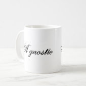 Agnostisch (Skript) Kaffeetasse (Vorderseite Links)