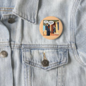Agnostische Missionare Funny Button (Beispiel)