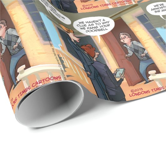 Agnostische Missionare Funny Geschenkpapier (Rolleneckpunkt)