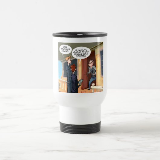 Agnostische Missionare Funny Reisebecher (Mittel)