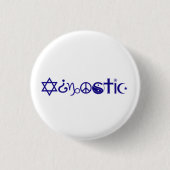 Agnostischer Knopf Button (Vorderseite)