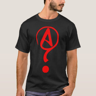 Agnostisches Fragezeichen Athiest Symbol-Shirt T-Shirt