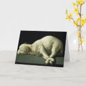 Agnus Dei, c.1635-40 Karte (Gelbe Blume)
