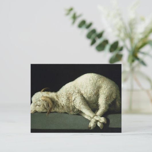 Agnus Dei, c.1635-40 Postkarte (Stehend Vorderseite)