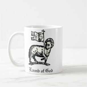 Agnus Dei Das Osterlamm Gottes Feine Kunst Kaffeetasse