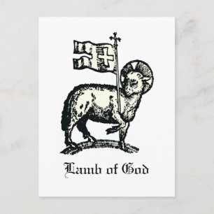Agnus Dei Das Osterlamm Gottes Feine Kunst  Postkarte