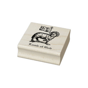 Agnus Dei Das Osterlamm Gottes Fine Art Gummistempel