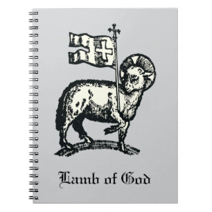 Agnus Dei Das Osterramm Gottes Fine Art Notizblock