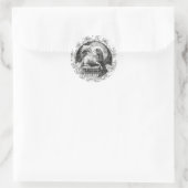 Agnus Dei Lamm Gottes Rund Aufkleber  (Tasche)