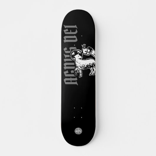 Agnus Dei - Lamm Gottes Skateboard, 8 1/8" Deck Skateboard (Vorne)
