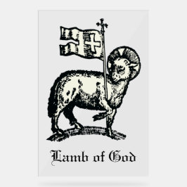 Agnus Dei The Paschal Lamb of God Fine Art  Acrylschild