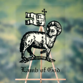 Agnus Dei The Paschal Lamb of God Fine Art  Acrylschild (Neutral)