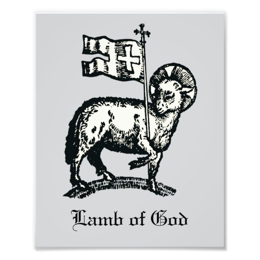 Agnus Dei The Paschal Lamb of God Fine Art Fotodruck (Vorne)