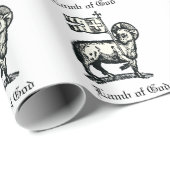 Agnus Dei The Paschal Lamb of God Fine Art  Geschenkpapier (Rolleneckpunkt)