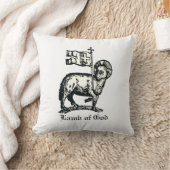 Agnus Dei The Paschal Lamb of God Fine Art Kissen (Decke)