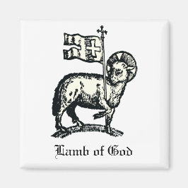 Agnus Dei The Paschal Lamb of God Fine Art  Magnet
