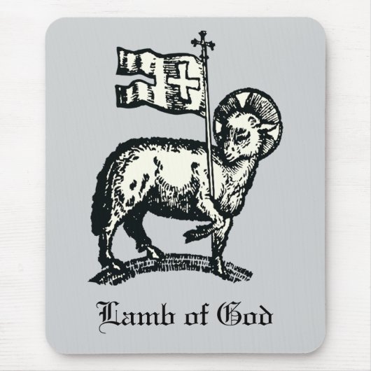 Agnus Dei The Paschal Lamb of God Fine Art  Mousepad (Vorne)