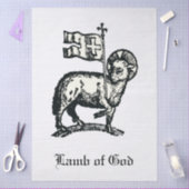 Agnus Dei The Paschal Lamb of God Fine Art  Seidenpapier (Basteln)