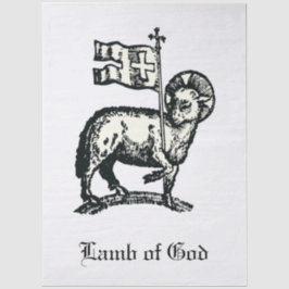 Agnus Dei The Paschal Lamb of God Fine Art  Seidenpapier