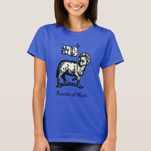 Agnus Dei The Paschal Lamb of God Fine Art  T-Shirt (Vorderseite)