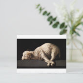Agnus Dei von Francisco de Zurbaran Postkarte (Stehend Vorderseite)