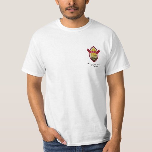 AGO-weißer T - Shirt (Vorderseite)