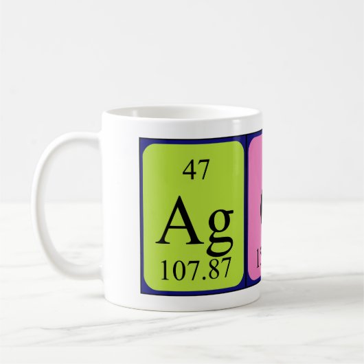 Agon Periodenname Tasse (Links)