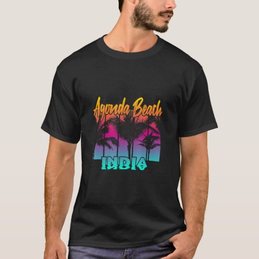 Agonda Beach Indien 3 T-Shirt (Vorderseite)