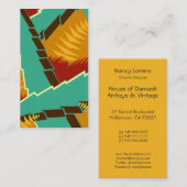 AGONDA - Retro Herbst Visitenkarte (Vorne/Hinten)