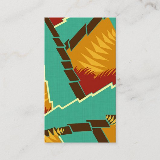 AGONDA - Retro Herbst Visitenkarte (Vorderseite)