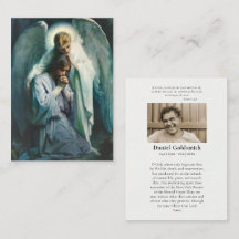 Agonie auf der Beerdigungskarte des Gartens