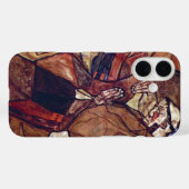 Agonie, der Todekampf von Egon Schiele Case-Mate iPhone Hülle (Rückseite (Horizontal))
