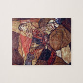 Agonie, der Todekampf von Egon Schiele Puzzle (Horizontal)