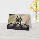 Agonie-Felsen, Jerusalem, Israel - Farbe, Karte (Gelbe Blume)