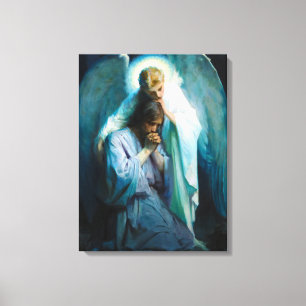 Agonie im Garten, 1898 von Frans Schwartz Leinwanddruck