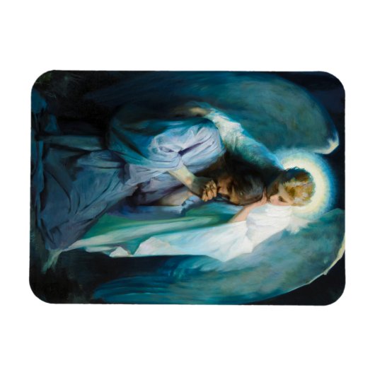 Agonie im Garten, 1898 von Frans Schwartz Magnet (Horizontal)