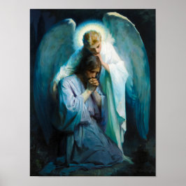 Agonie im Garten, 1898 von Frans Schwartz Poster