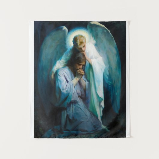 Agonie im Garten, 1898 von Frans Schwartz Wandteppich (Vorderseite)