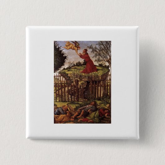 Agonie im Garten - Botticelli Button (Vorderseite)