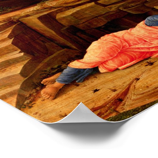 Agonie im Garten, c.1460 Poster (Ecke)